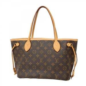 LOUIS VUITTON Brown Monogram Neverfull PM Tote Bag